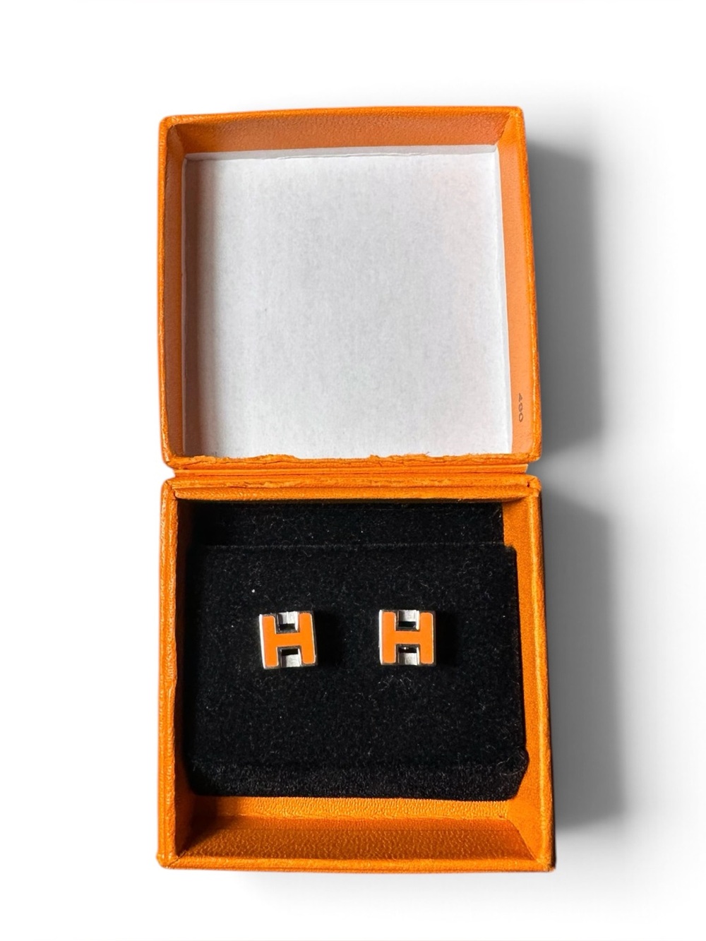 HERMES Vintage Cage d'H earrings